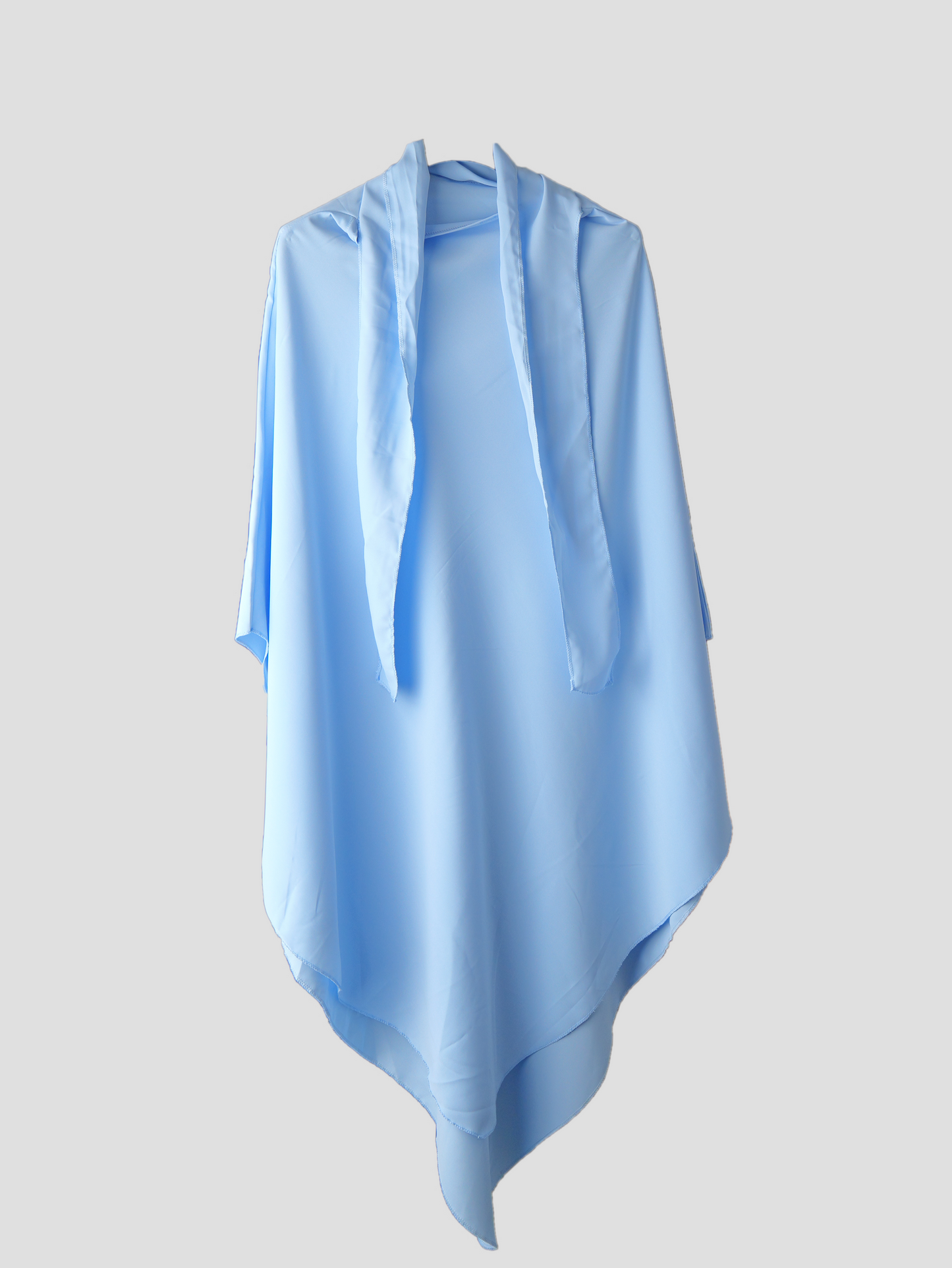 Khimar einlagig in Hellblau