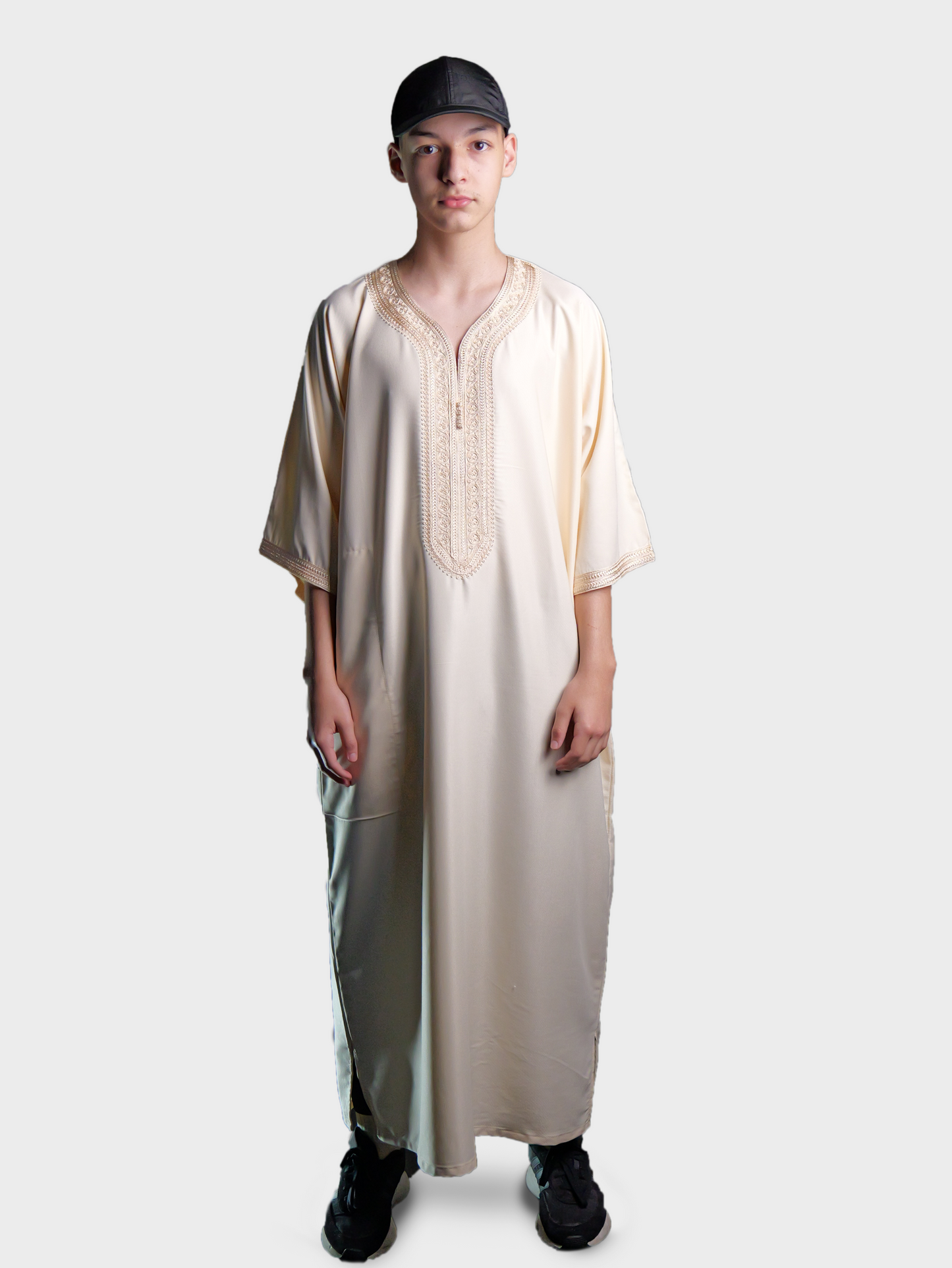 Männer Abaya Apricot-Apricot